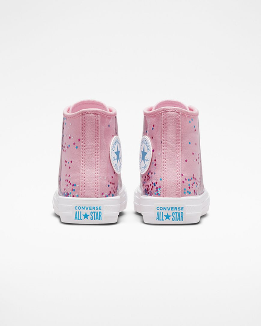 Zapatillas Altas Converse Chuck Taylor All Star Encapsulated Glitter Niña Naranjas Rosas Azules | PE 8P4025